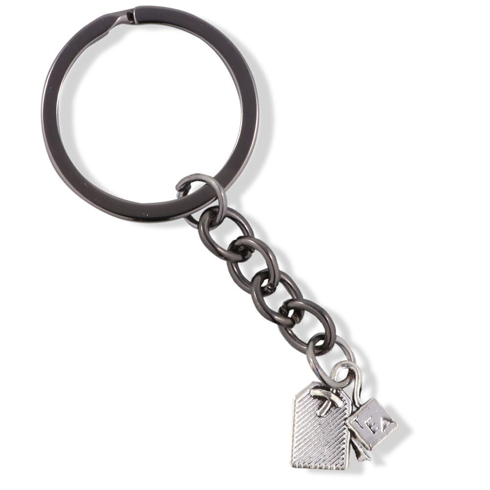 6352 EPJ Tea Bag Tea Lovers Drinkers Charm Keychain